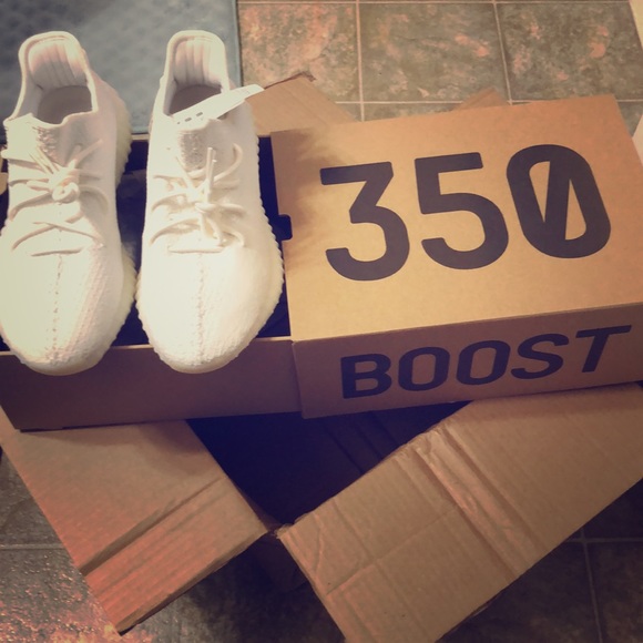 Authentic Yeezy Boost 350 V2 “Triple White” Design